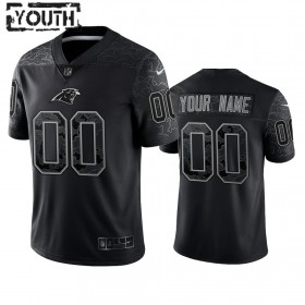 Maillot Carolina Panthers Custom Noir Reflective Limited - Enfant
